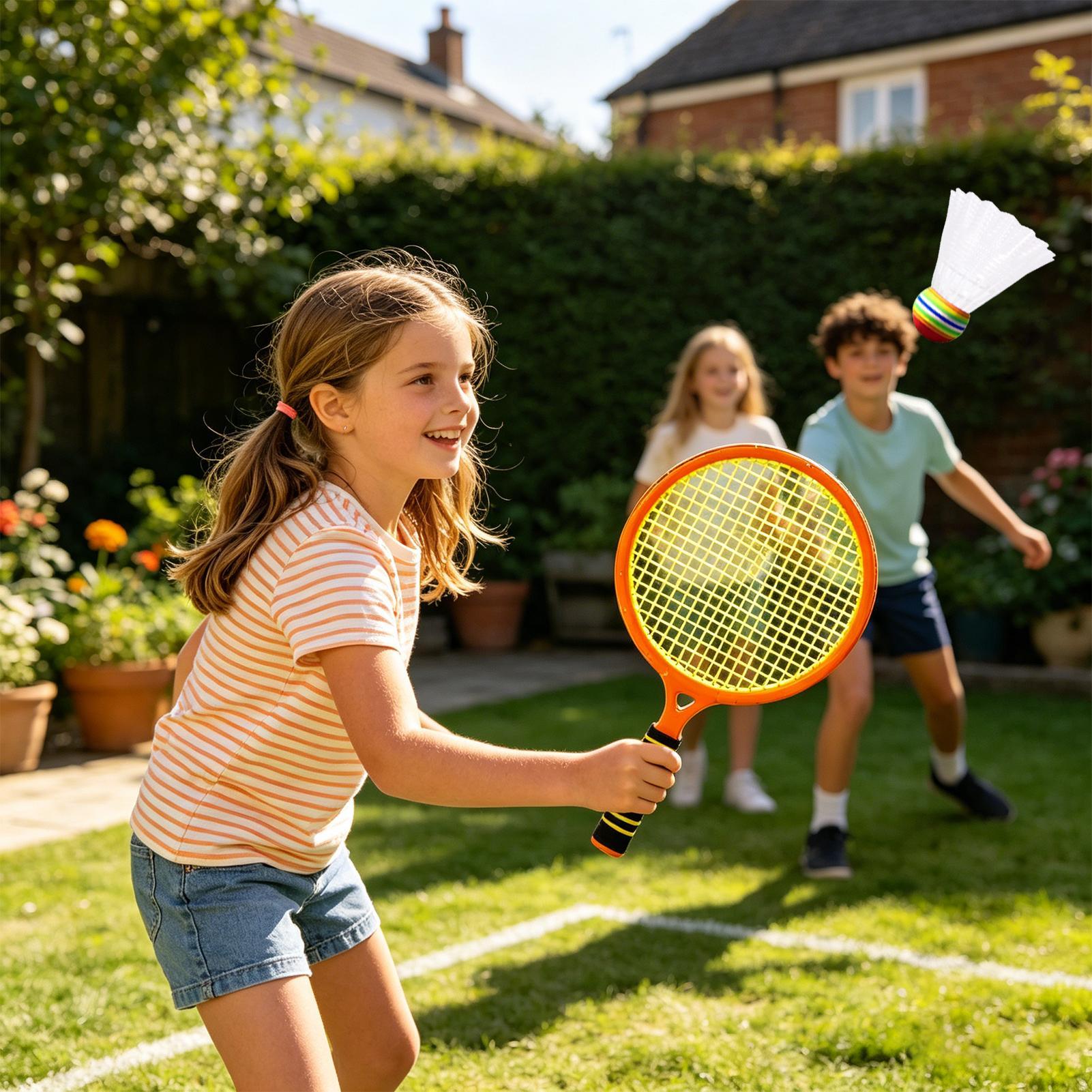 Badminton Set Garden - 子供用バドミントンセット 屋外スポーツゲーム 屋内バドミントンセット 裏庭 ビーチ ガーデン
