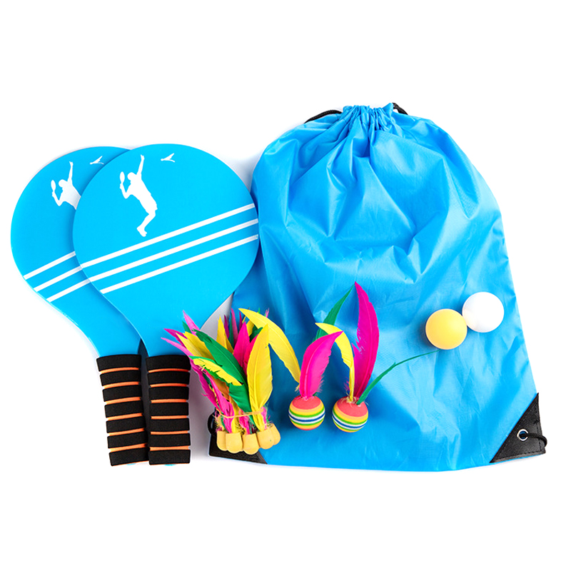 Badminton Set Garden - 新しいクリケットビーチテニスバドミントンラケットパドルセットとポンボールシャトルコックガーデンオープンスペース屋外