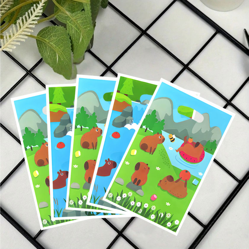 20個/40個入り漫画キャラクターギフトバッグ、川で遊ぶカピ - Party Games Easter のレビューと価格