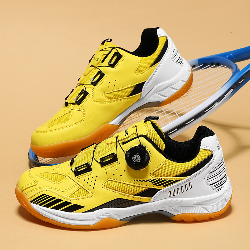 新しい男性テニスシューズバドミントンシューズカップルスニーカ - Badminton Set Garden のレビューと価格
