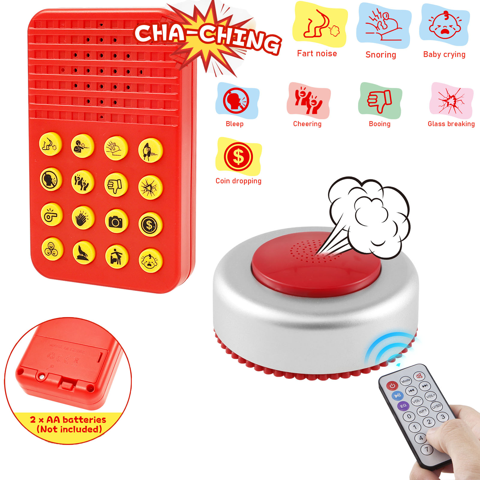 面白い音響効果マシン リモートおなら音発生器 プランクアイテ - Party Games Easter のレビューと価格