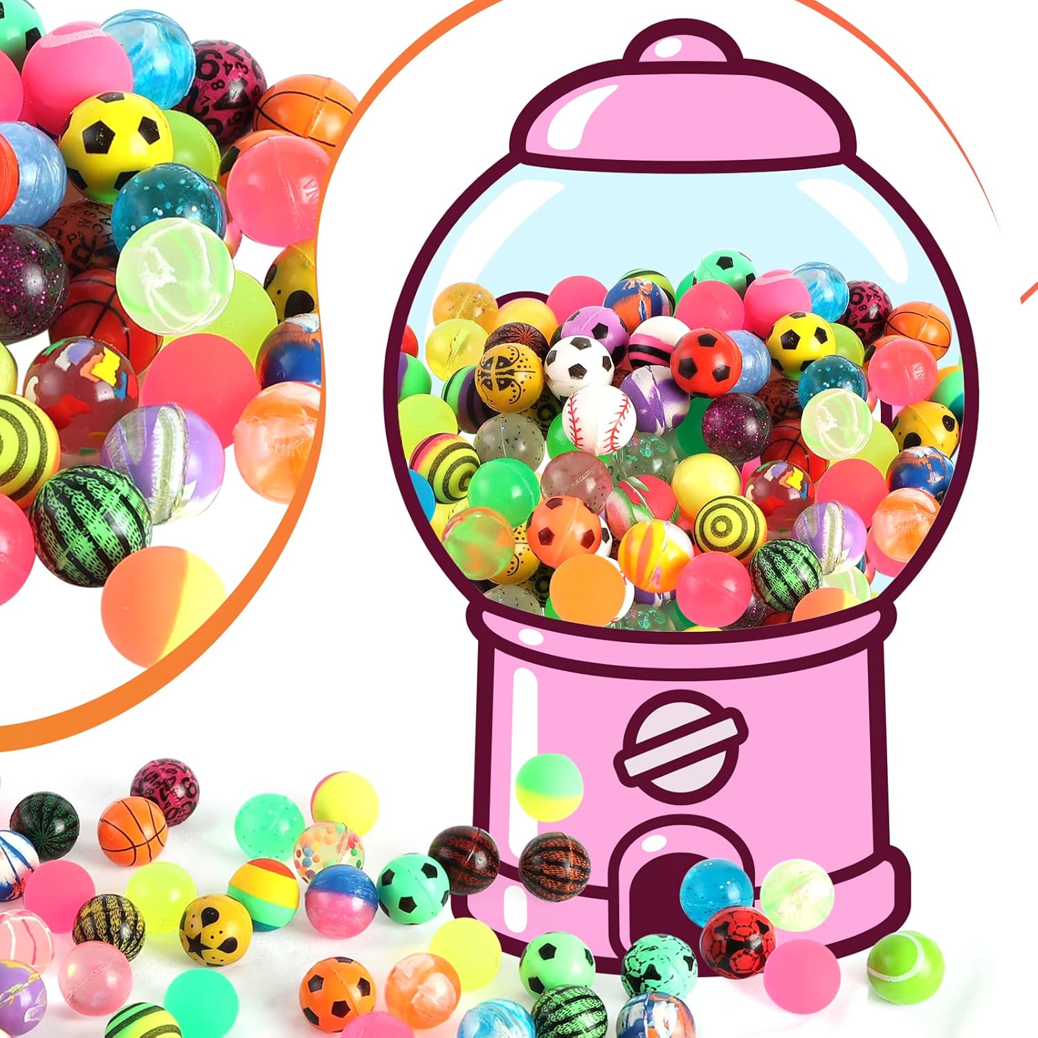 6/100 個ハロウィン弾むボール暗闇で光る弾むボール目玉ハ - Party Games Easter のレビューと価格