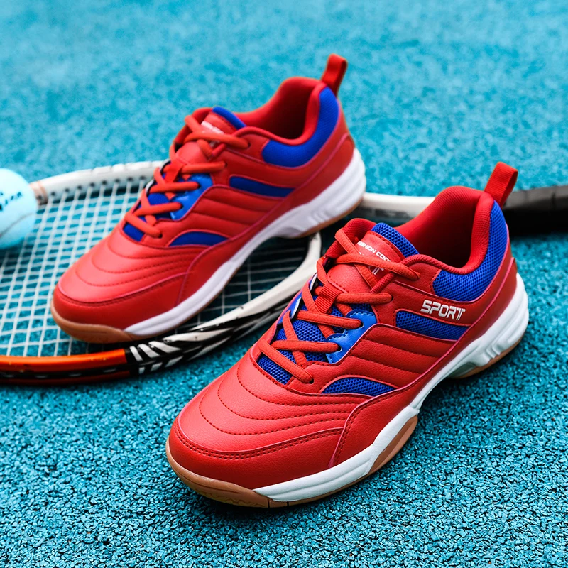 男性用テニスシューズ通気性アウトドアスポーツジム女性バドミン - Badminton Set Garden のレビューと価格