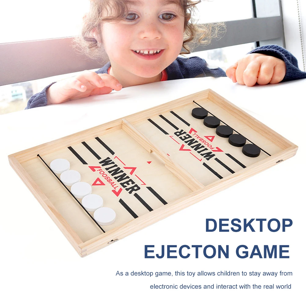 木製スリングパックボードゲーム、ホッケーパーティーゲーム、フ - Party Games For 7 People のレビューと価格