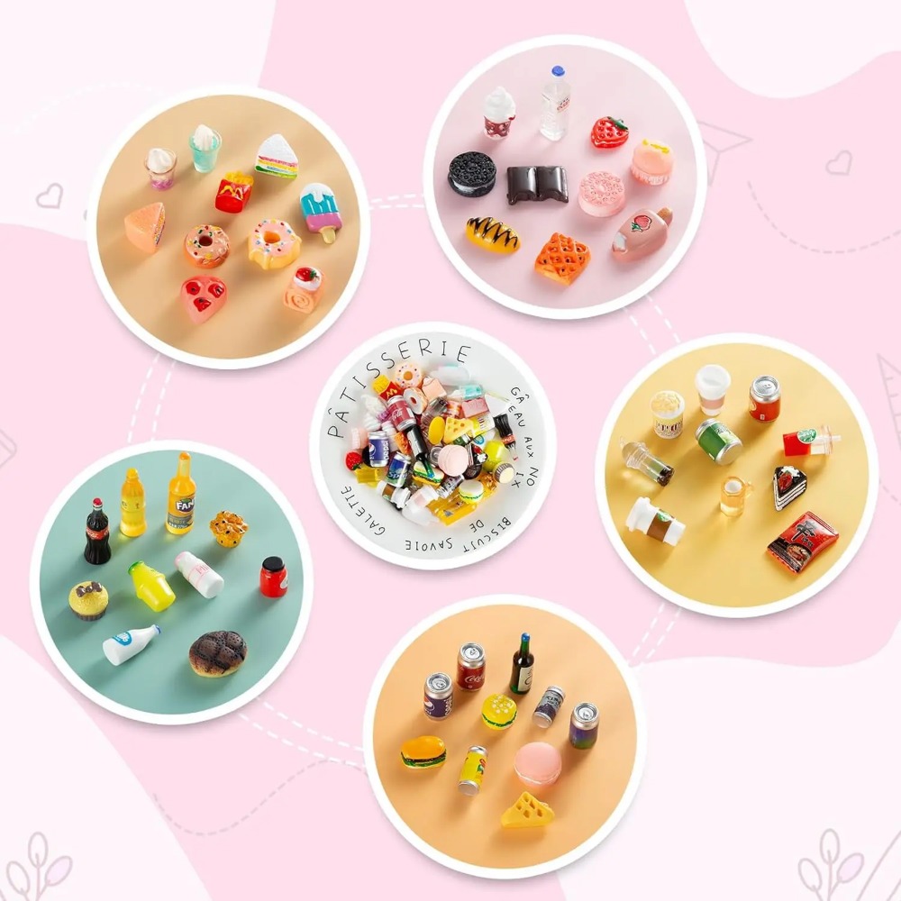 50 個ミニチュア食品ドリンクボトルソーダポップ缶ごっこ遊び - Party Games You Can Play のレビューと価格