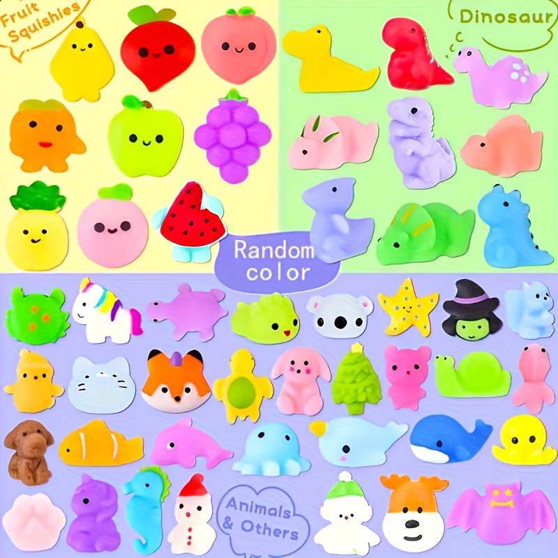 ランダムもちもちソフトトイ30個詰め合わせ、ミニ動物スクイー - Party Games Kids Birthday のレビューと価格