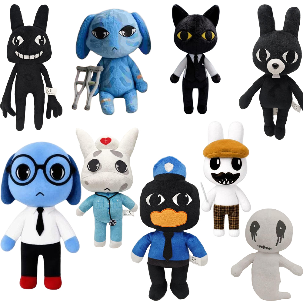 かわいいホラーアニマル病院のぬいぐるみ、青い犬、ペンギン、ウ - Party Games Easter のレビューと価格