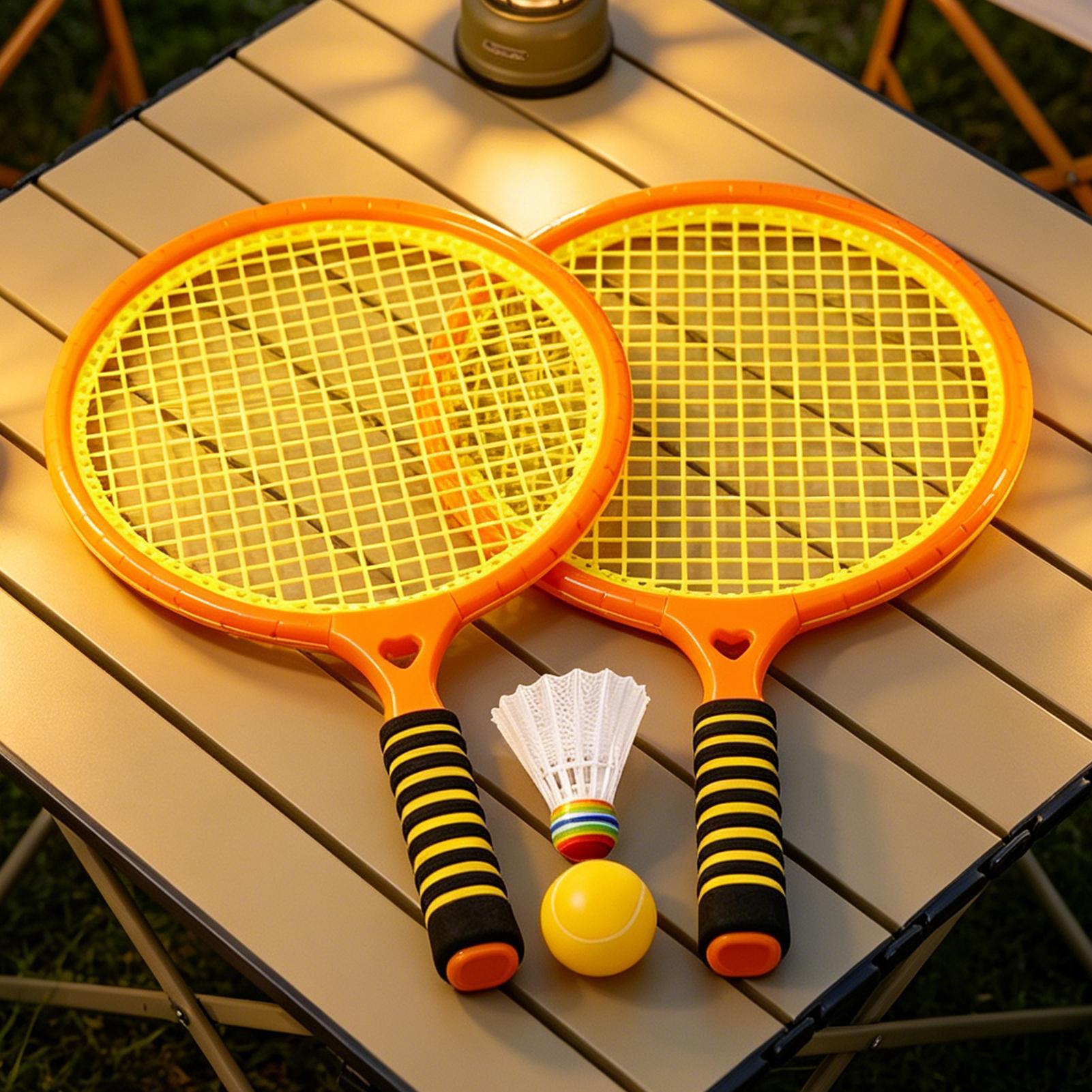 バドミントンセット子供用屋外テニスゲームバドミントンラケット - Badminton Set Garden のレビューと価格