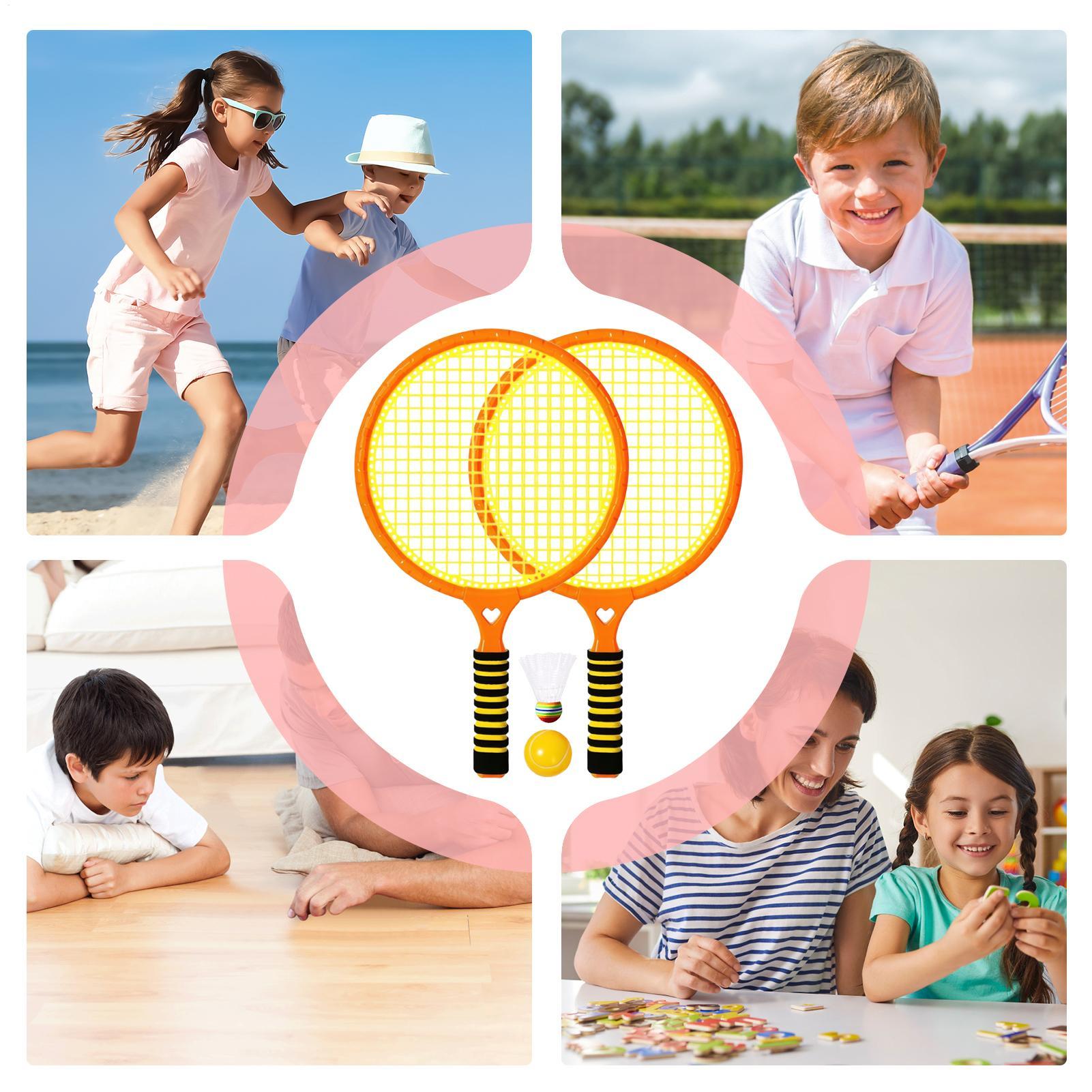キッズバドミントンセット屋外スポーツゲーム屋内バドミントンセ - Badminton Set Garden のレビューと価格