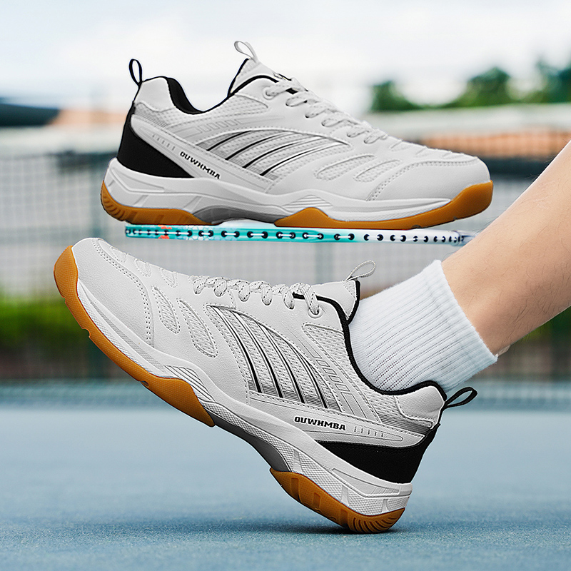 新しいバレーボールシューズメンズアウトドアフィットネスバドミ - Badminton Set Garden のレビューと価格