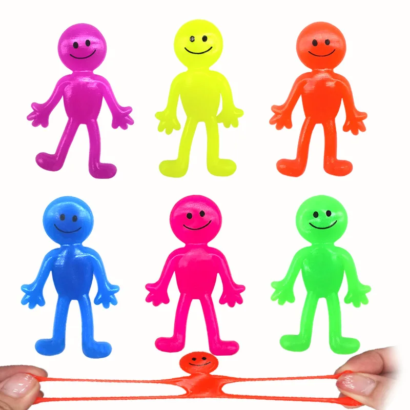 5-20個入り 楽しい粘着性のある伸縮性のある笑顔の小人ピン - Party Games Kids Birthday のレビューと価格