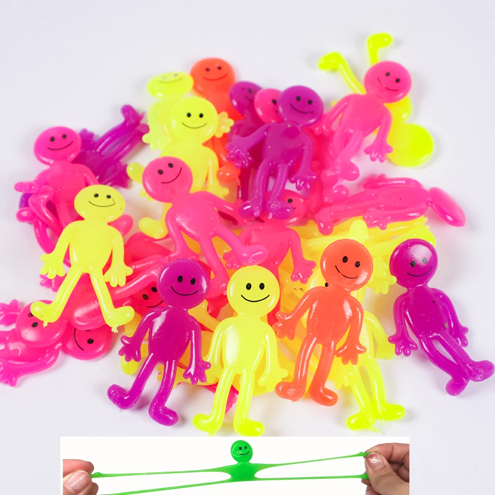 5-20個入り 楽しい粘着性のある伸縮性のある笑顔の小人ピン - Party Games Kids Birthday のレビューと価格