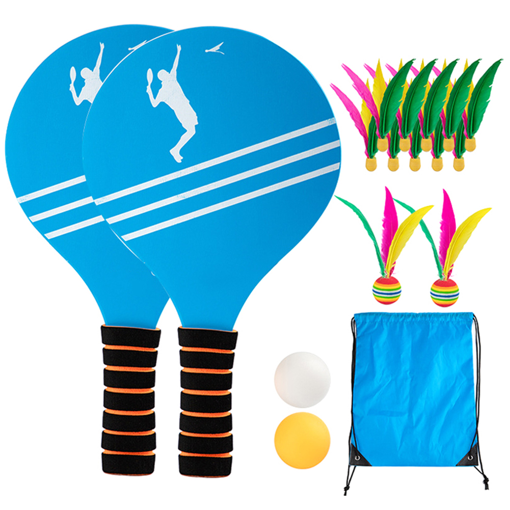 新しいクリケットビーチテニスバドミントンラケットパドルセット - Badminton Set Garden のレビューと価格